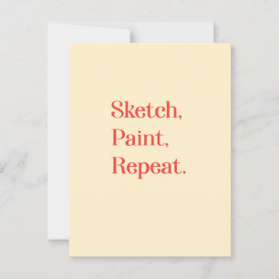 Carte Postale Inspirer La Persistance Créative Avec La Citation