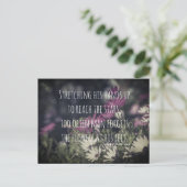 Carte Postale Inspiring Jeremy Bentham Quote (Debout devant)