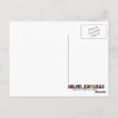 carte postale Instagram (Dos)