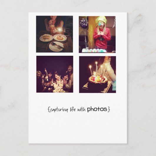 carte postale Instagram (Devant)