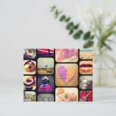 Carte Postale Instagram photo personnalisé (Debout devant)