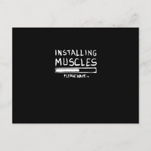Carte Postale Installation des muscles