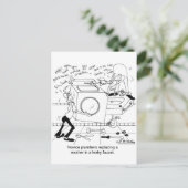 Carte Postale Installation d'une laveuse par des plombiers (Debout devant)