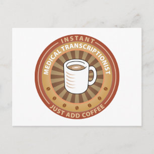 Carte Postale Instant Medical Transcriptionist