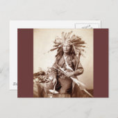 Carte Postale Instigateur de la révolution indienne, 1890 (Devant / Derrière)