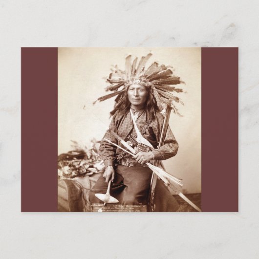 Carte Postale Instigateur de la révolution indienne, 1890 (Devant)