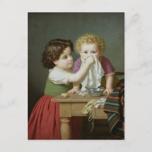 Carte Postale Instinct maternel, 1872 (Devant)