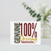 Carte Postale Instructeur de conduite authentique (Debout devant)