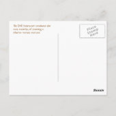 Carte Postale Instructeur de forage du Corps des Marines des Éta (Dos)