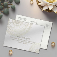 Instructeur de méditation Yoga Gold Mandala Fleurs