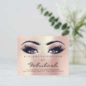 Carte Postale Instructions de soins postérieurs Lashes Extension (Debout devant)