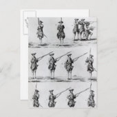 Carte Postale Instructions pour un exercice Bayonet (Devant / Derrière)