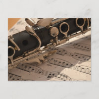 Instrument de musique Clarinet avec notation