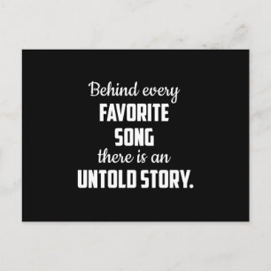 Carte Postale Instrument de musique Musicien sonore Idée cadeau