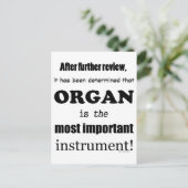 Carte Postale Instrument le plus important (Debout devant)