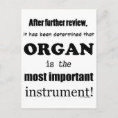 Carte Postale Instrument le plus important (Devant)