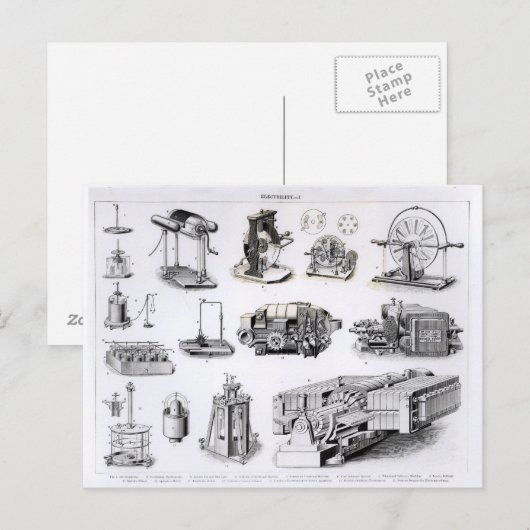 Carte Postale Instruments de découverte et d'utilisation (Devant / Derrière)