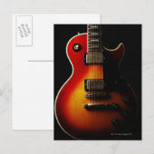 Carte Postale Instruments de guitare (Devant / Derrière)