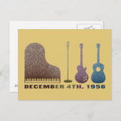 Carte Postale Instruments de quatuor à millions de dollars - Cou (Devant / Derrière)