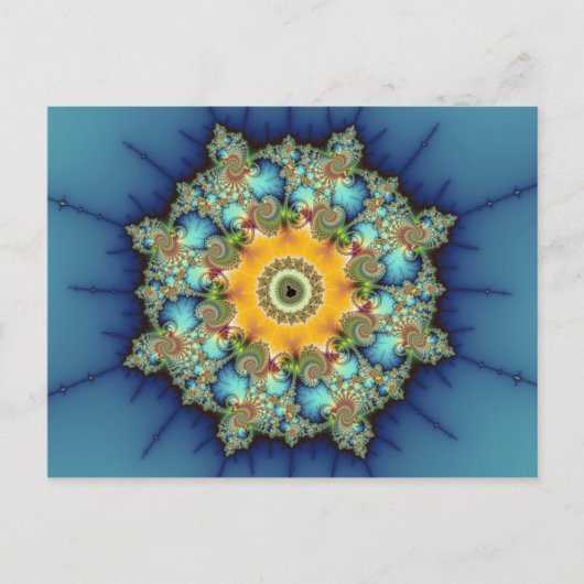 Carte Postale Insulaire - Mandelbrot Art (Devant)