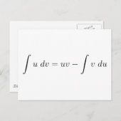 Carte Postale Intégration par pièces (Devant / Derrière)