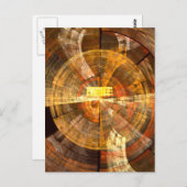 Carte postale Intégrité Art Abstrait (Devant / Derrière)