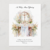 Carte Postale Intentions de messe de souvenir (Devant)