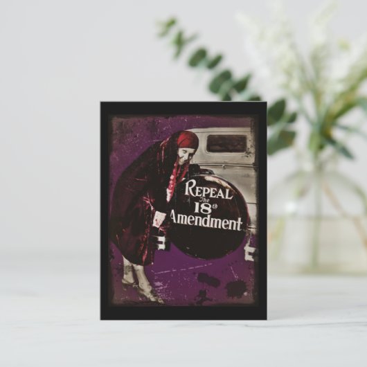 Carte Postale Interdiction d'abrogation (Debout devant)