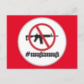 Carte Postale Interdire AR-15 Suffit (Devant)