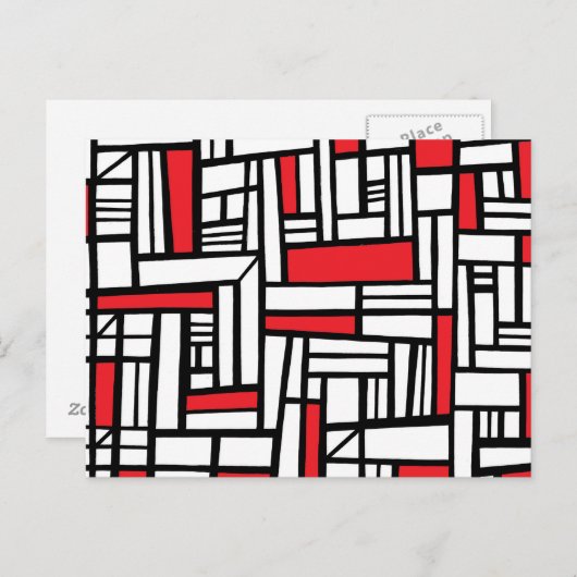 Carte Postale Intéressant brillant Cool coloré (Devant / Derrière)