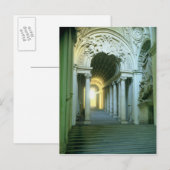 Carte Postale Intérieur avec vue sur l'escalier (Devant / Derrière)