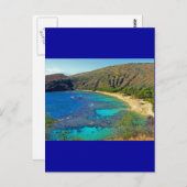 Carte Postale Intérieur, baie Hanauma 4, Honolulu, Oahu (Devant / Derrière)