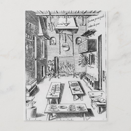 Carte Postale Intérieur cuisine (Devant)