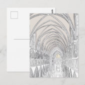 Carte Postale Intérieur de la cathédrale de Salisbury | Pos de d (Devant / Derrière)