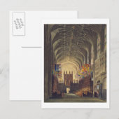 Carte Postale Intérieur de la chapelle Saint-Georges, Château de (Devant / Derrière)