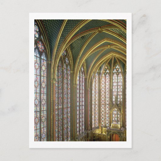 Carte Postale Intérieur de la chapelle supérieure regardant vers (Devant)