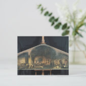 Carte Postale Intérieur de la Forge à Fourchambault (Debout devant)