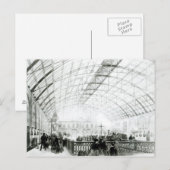 Carte Postale Intérieur de la gare de Charing Cross (Devant / Derrière)