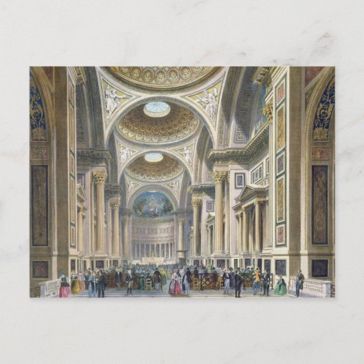 Carte Postale Intérieur de La Madeleine, Paris (Devant)