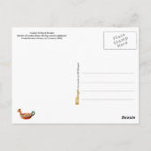 Carte Postale Intérieur de la maison suédoise (mobilier et usten (Dos)