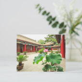 Carte Postale Intérieur de la pagode de Chine (Debout devant)