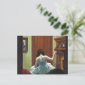 Carte Postale Intérieur de New York | Edward Hopper | (Debout devant)