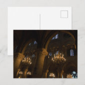 Carte Postale Intérieur de Notre Dame, Paris (Devant / Derrière)