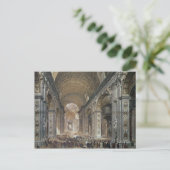 Carte Postale Intérieur de Saint-Pierre, Rome, 1867 (Debout devant)