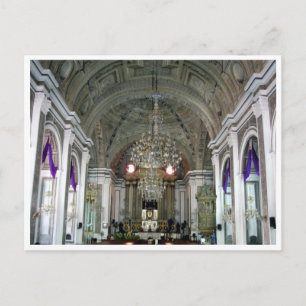 Carte Postale intérieur de san agustin