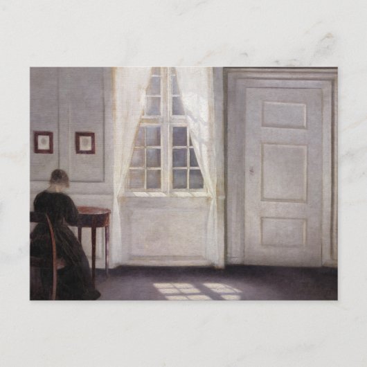 Carte Postale Intérieur de Strandgade, Lumière du soleil sur le  (Devant)