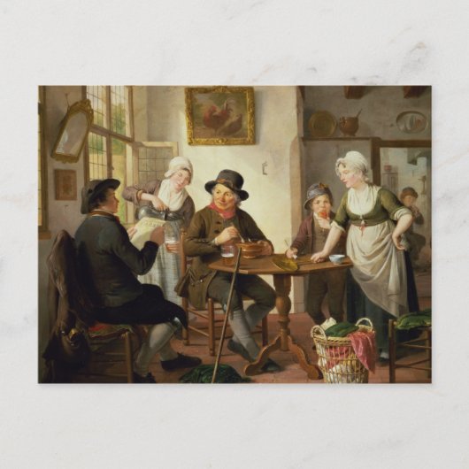 Carte Postale Intérieur du chalet (Devant)