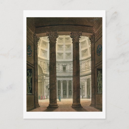 Carte Postale Intérieur du Panthéon, Rome, du Costume A (Devant)