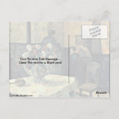 Carte Postale Intérieur Du Peintre Par Eugene Paul Gauguin (Dos)