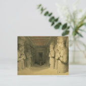 Carte Postale Intérieur du Temple d'Abu Simbel, de "Egypt (Debout devant)
